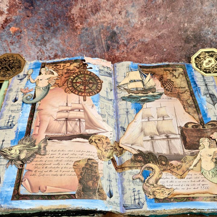 CoraCreaCrafts - Wholesale Craft Supplies - Sailing Ships Paper Set3