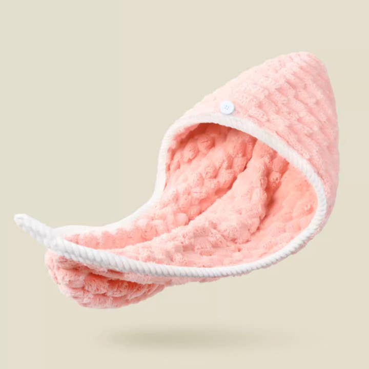 DrifWoo - Wholesale Towel set - Chic Spa Turban & Towel Set - Home Pampering Kit Beige/Pink6