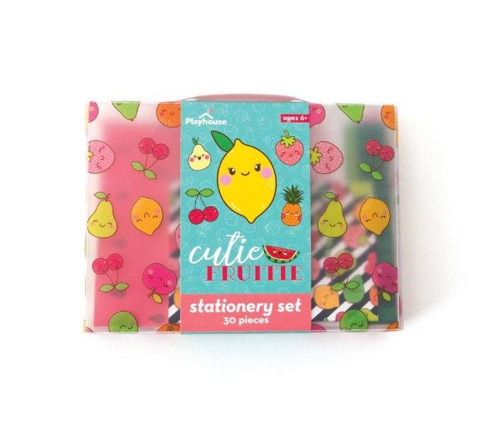 Paper House Productions - Wholesale Stationery/Notecard Set - Cutie Fruitie Stationery Set3