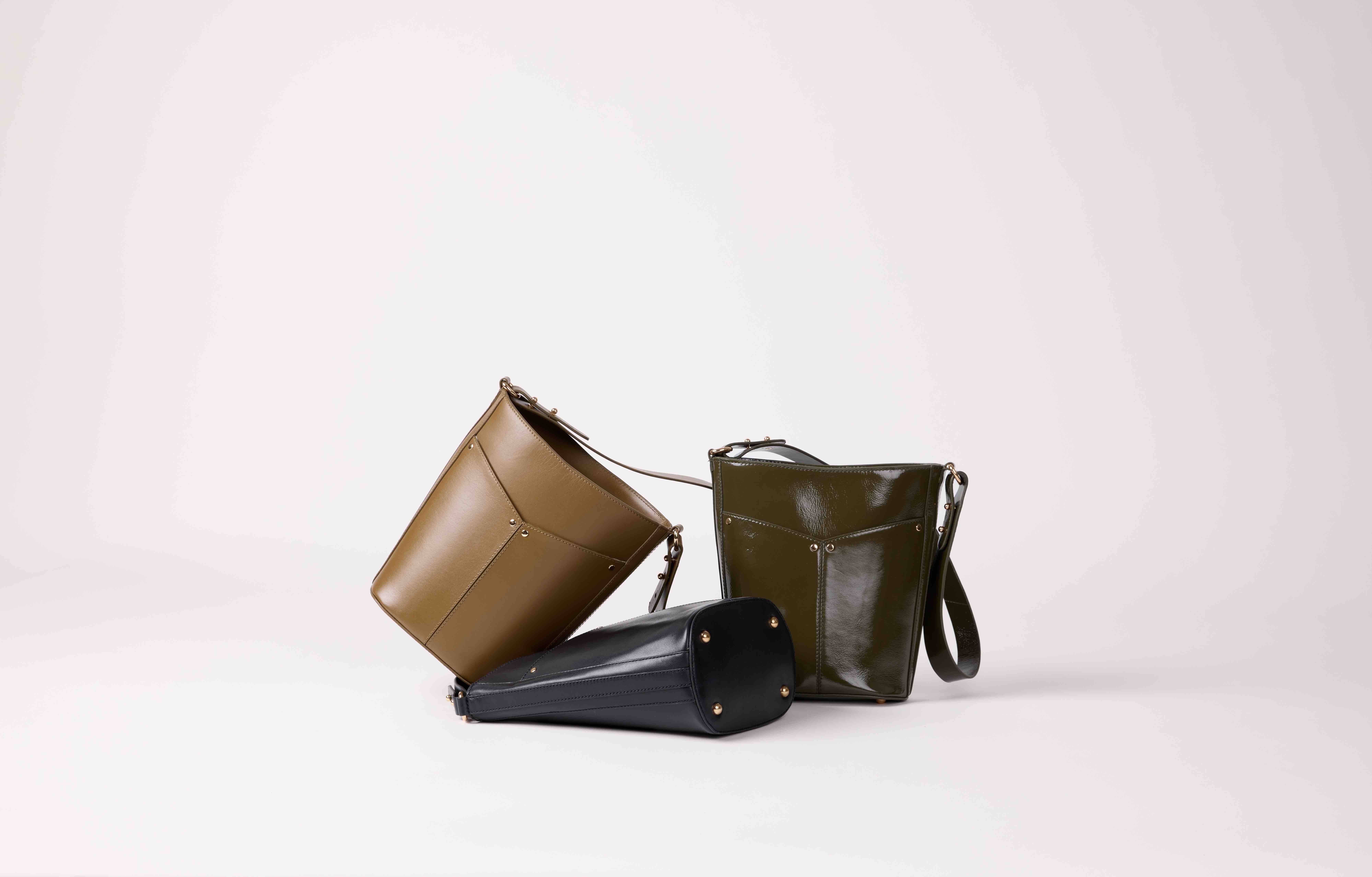 Maradji - Vente Sac porté épaule – femme - SAC SCEAU CUIR BRONZE GABRIELLE10