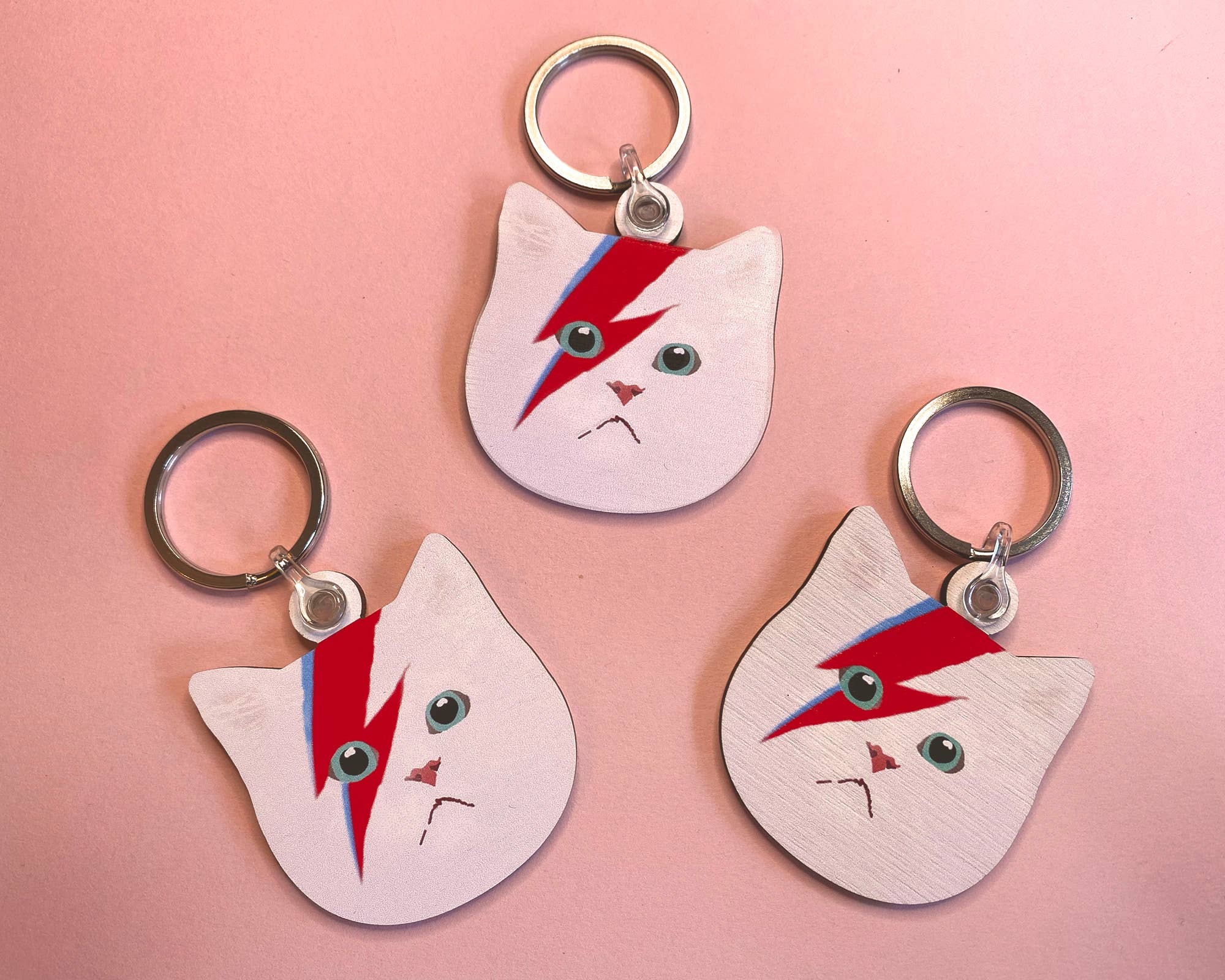 Childstar Samantha – wholesale Keychain – Unisex – Black Cat Keyring - Sustainable Wood Keychain Fob2