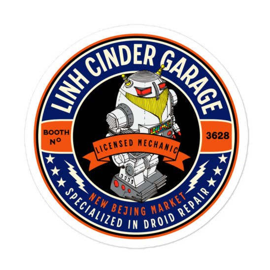 Autocolante da Garagem Linh Cinder por atacado de The Bean Workshop