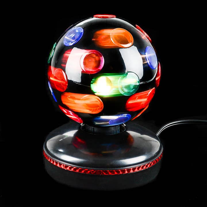 La Luna Bella - Toys - Wholesale Classic toy – Kids - 8" REVOLVING RAINBOW DISCO LIGHT LLB kids toys1