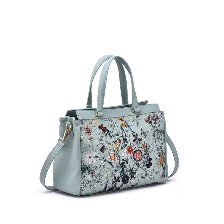Mellow World - Wholesale Satchel - Women's - Stellan Floral Print Satchel