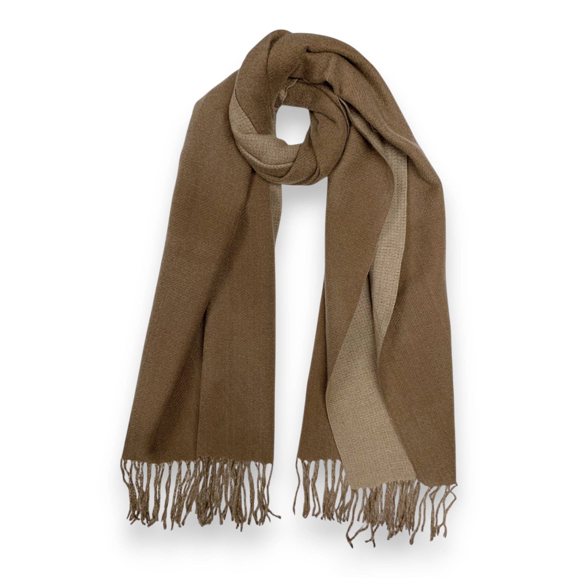 Lili Scarves (US Duty Free) - Wholesale Sjaal - Dames - Premium tweekleurige winter sjaal van kasjmiermix18