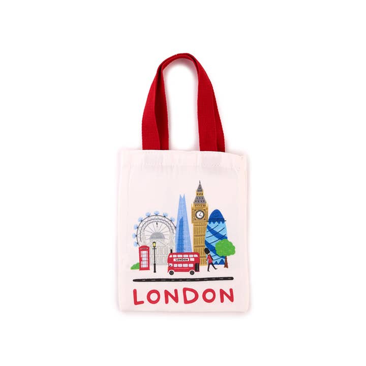 London Souvenir Reusable Small Tote Bag for wholesale by Puckator Ltd