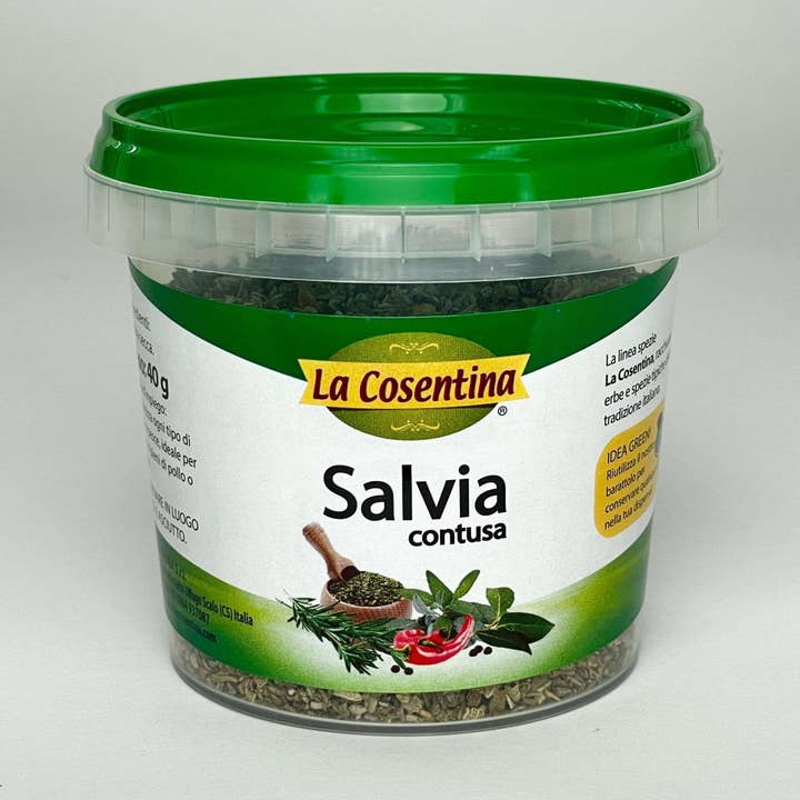 Tarro Leaf Sage gr.25 para venta al por mayor de La Cosentina