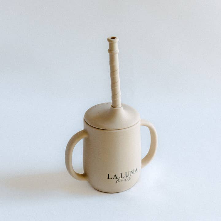 Silicone Toddler Sippy Cup Sand for wholesale by La Luna Kids