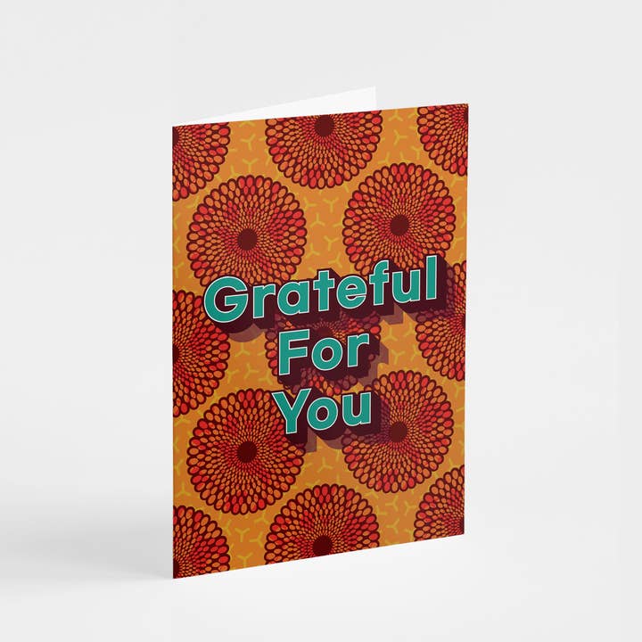 Taknemmelig for dig - Kort for engroshandel hos Shaven Raven Designs