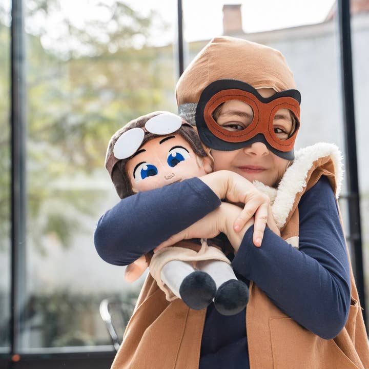 Little Rebels - Wholesale Stuffed/Plush Toy - Kids & Baby - Amelia Earhart Plush Doll: Inspiring and Interactive