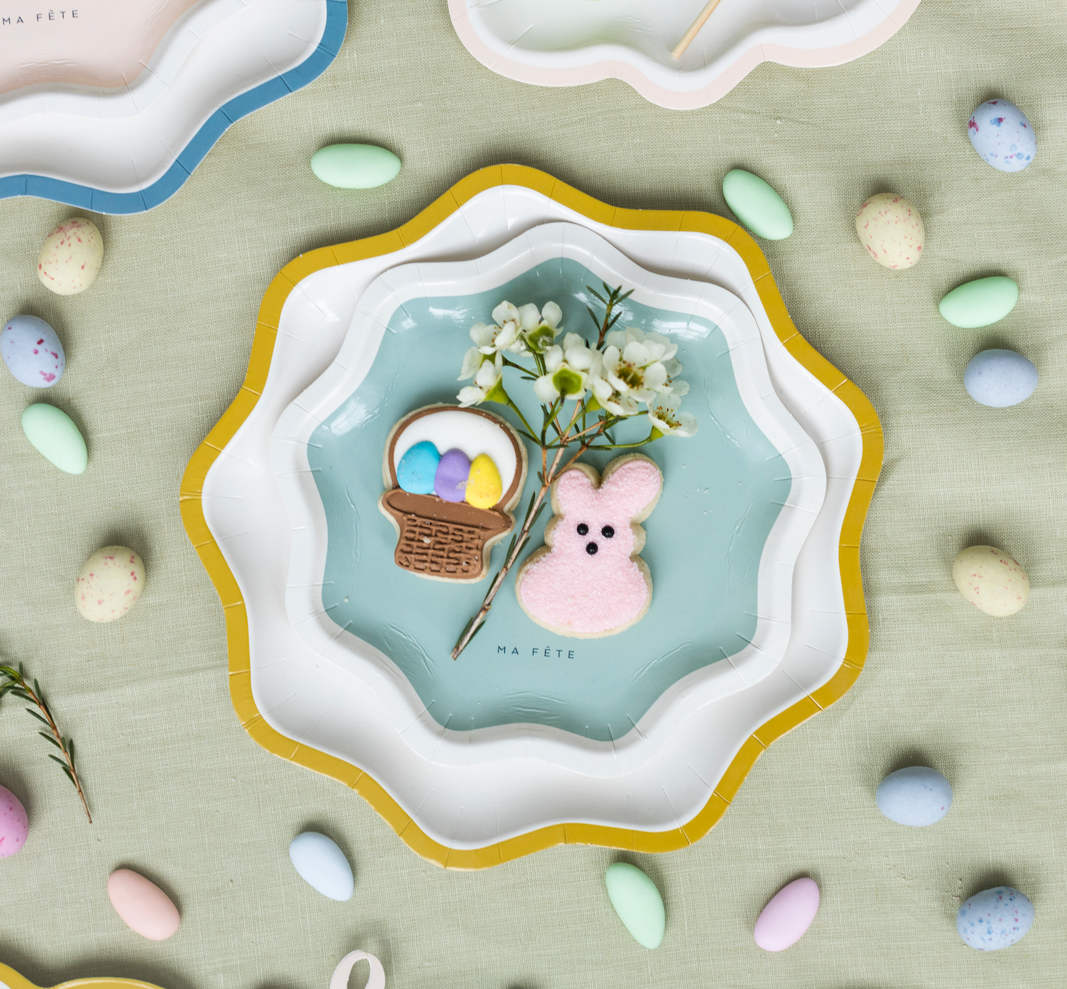 Naomi's Happy Place Shop - Wholesale Disposable Plate - Signature Dinner Plate, Mustard (4)6