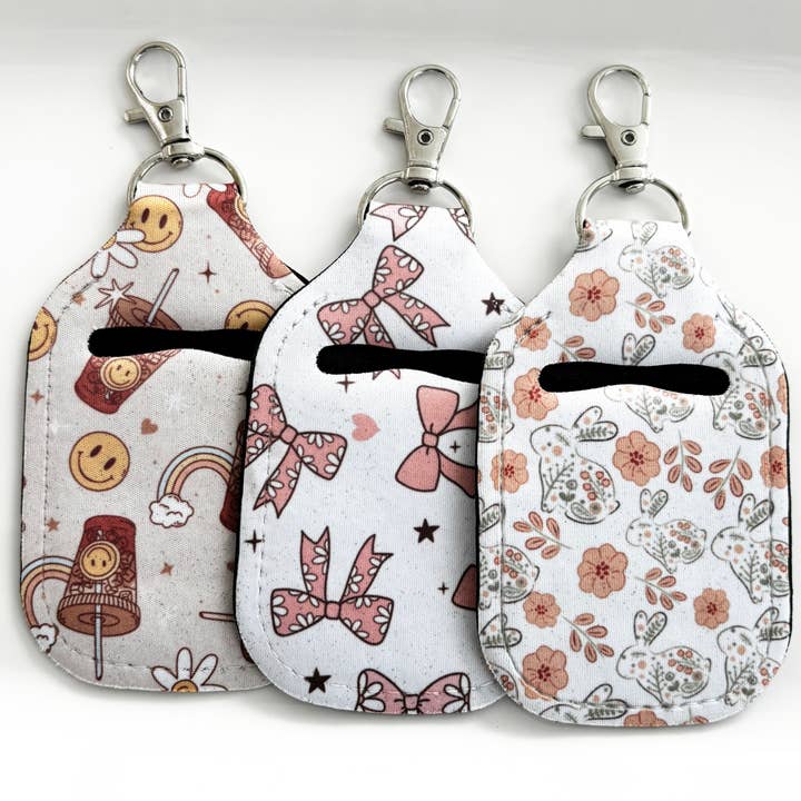 LilyAnn Cove - Venta al por mayor Llavero - Mujer - Clip para bolso de gel desinfectante de manos - Llavero