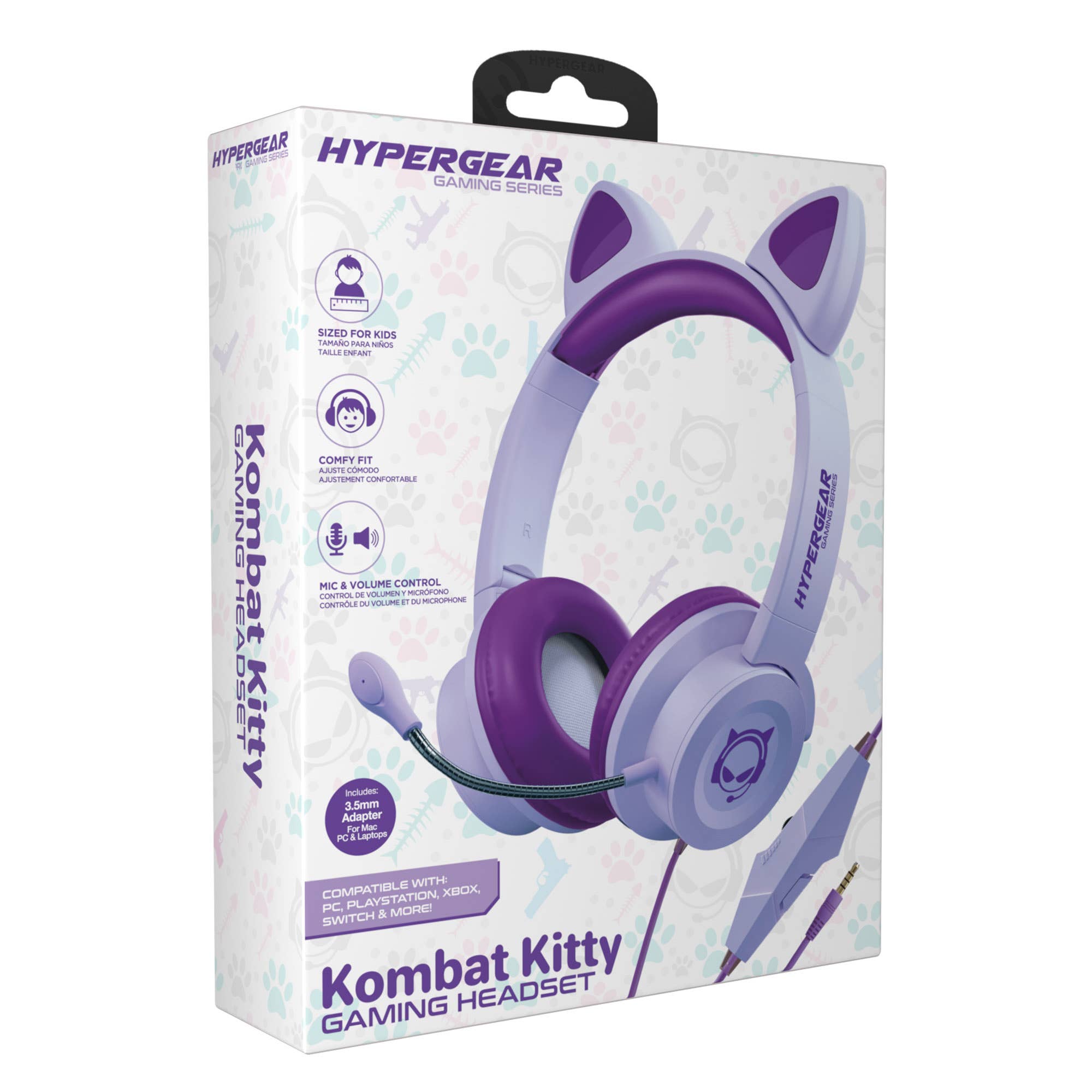 JupiterGear Home - Wholesale Headphones - HyperGear Kombat Kitty Gaming Headset5