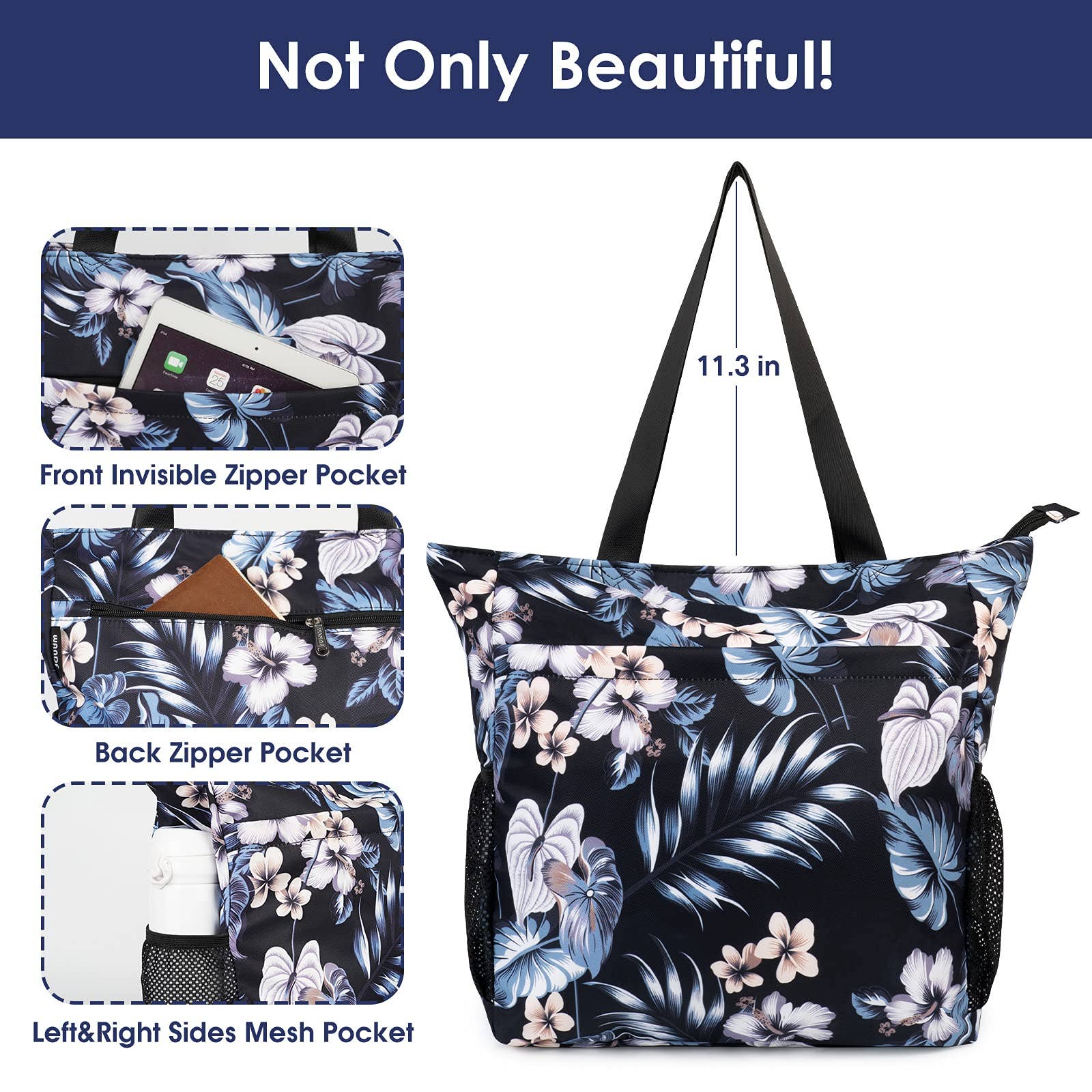 wandf - Wholesale Beach Bag - WANDF Water-resistant Beach Shoulder Tote Bag for Women39