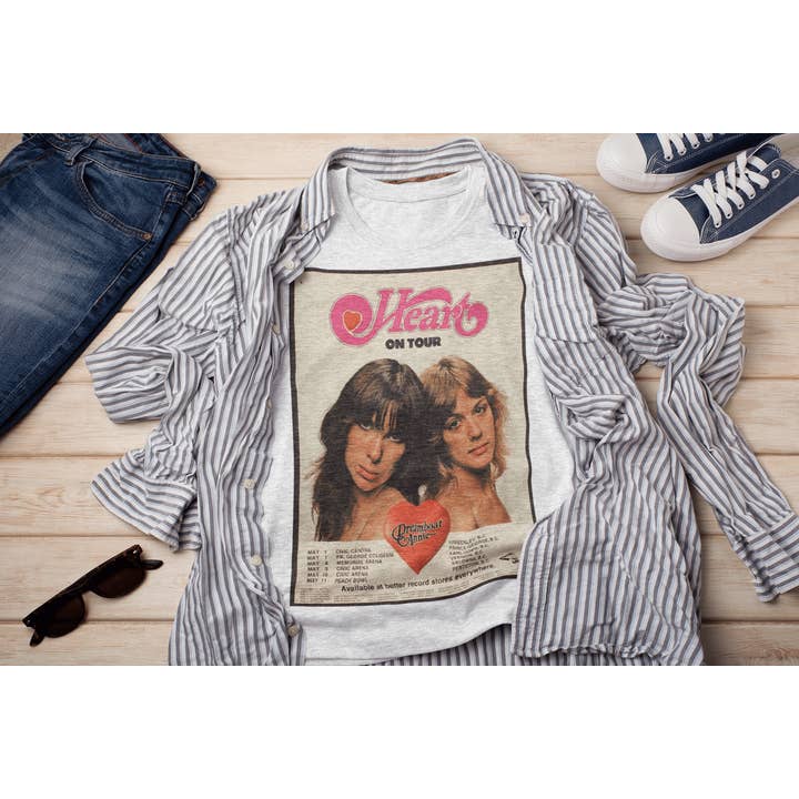 Music Poster Graphic Tee for wholesale by Carolina Moon