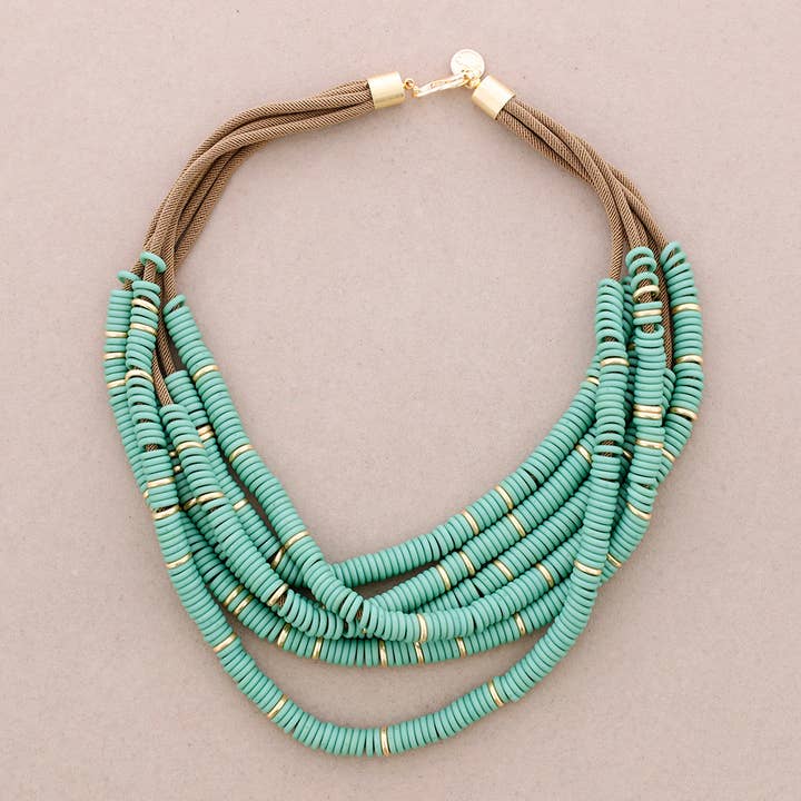 Sonata - Vendita all'ingrosso Collane di perline/perle - Collana di sei fili di perline in resina2