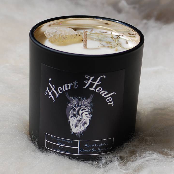 Guérisseur de Cœur - Bougie Magique en Pot pour la vente par Blessed Bee Apothecary