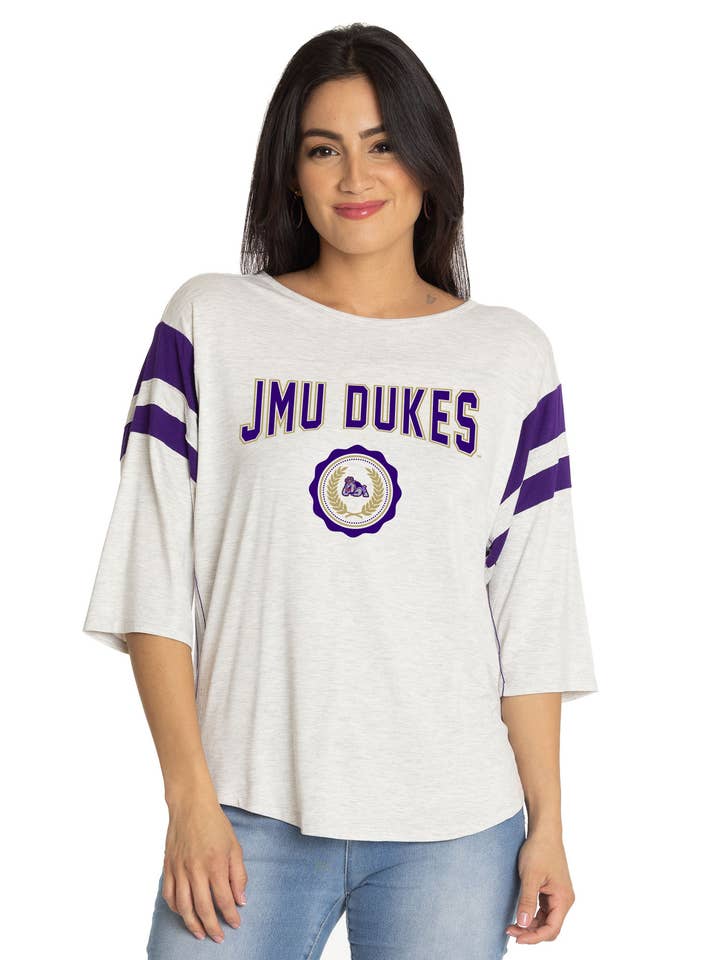 JMU Dukes Sabrina Jersey for wholesale by Flying Colors Apparel