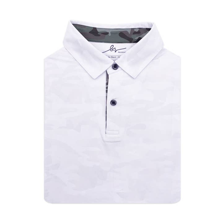 Chemise de golf à deux boutons pour junior « Open Season » pour la vente par Boston Scott Golf Apparel