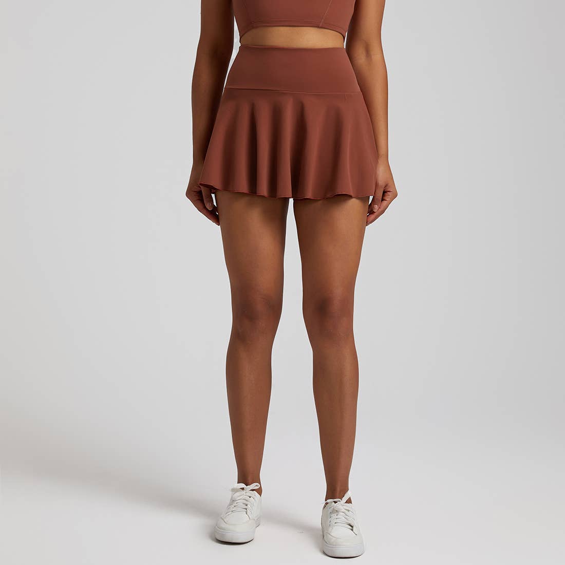 Sodalemon – wholesale Athletic skirt – Women′s – Women Double Layer Hidden Pocket Sport Culottes Tennis Skirt8