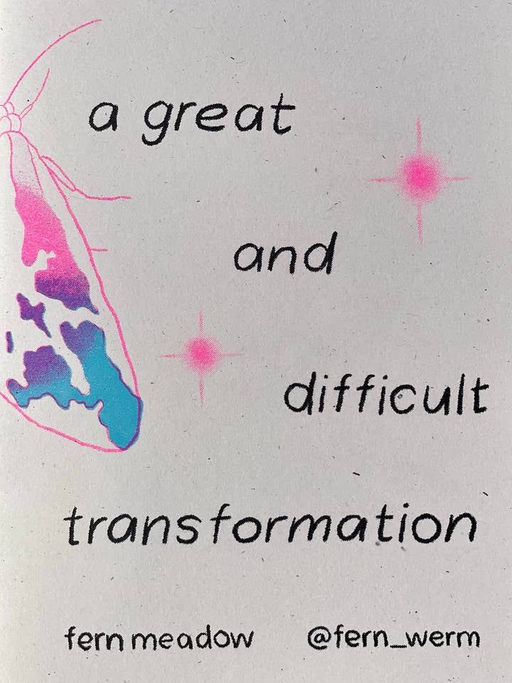 un fanzine de grande et difficile transformation pour la vente par swan meadow