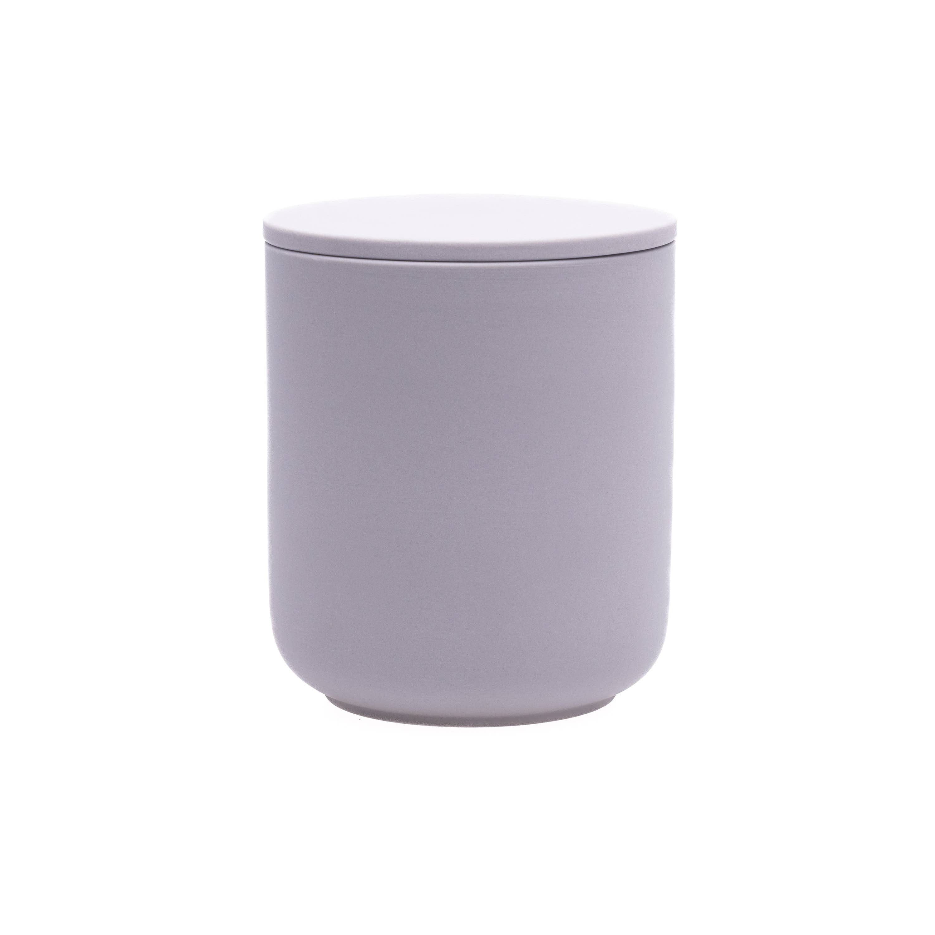 London Luxury Candle Supplies – wholesale Candle holder – Pastel Ceramic Candle Jar with lid 7