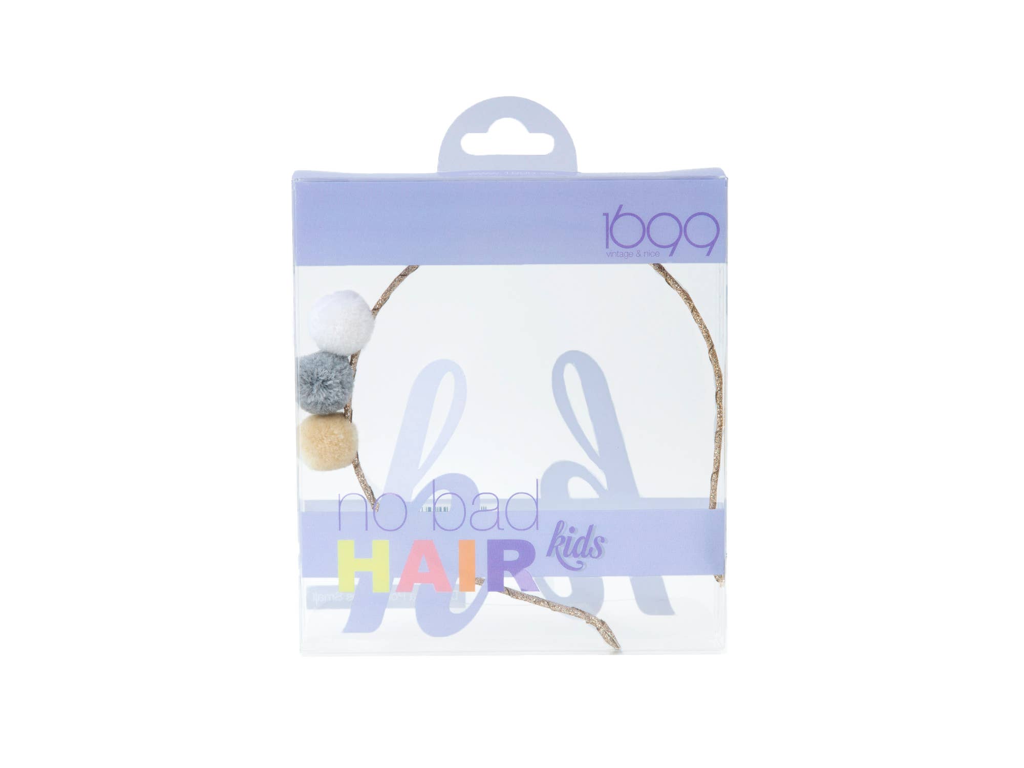 1699 - Wholesale Fashion Headband - Kids - Small Pom-Pom Headband No Bad Hair Kids1