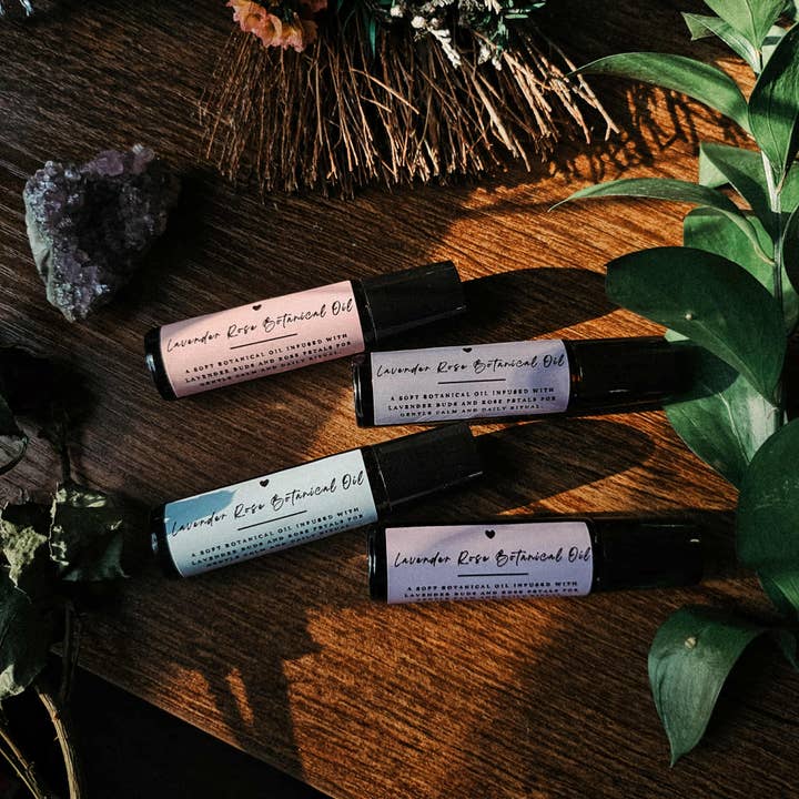 Huile Botanique de Rose Lavande pour la vente par Maisie James Co