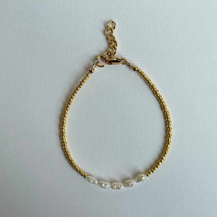 Vintage Perlen- & Goldkette für den Großhandel von i said oui