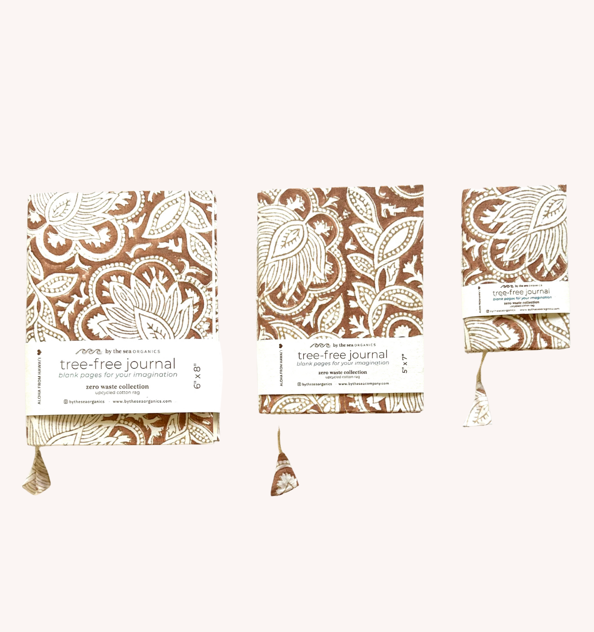 By The Sea Organics – wholesale Journal och dagbok – COTTON JOURNAL RAINBOW COLLECTION - MINI4