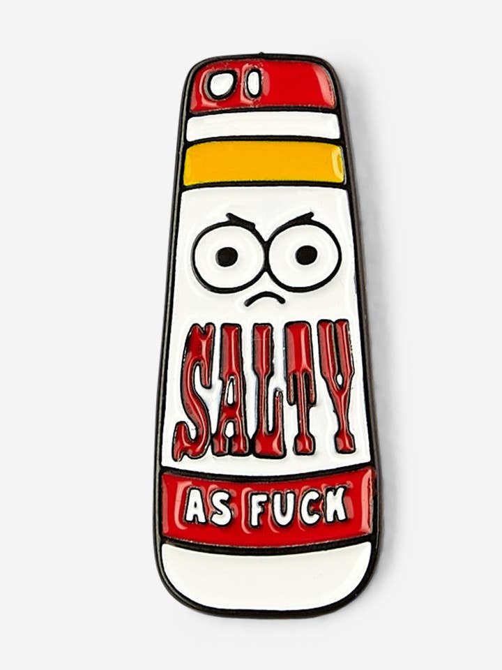 Salty AF Enamel Pin for wholesale by Threadheads