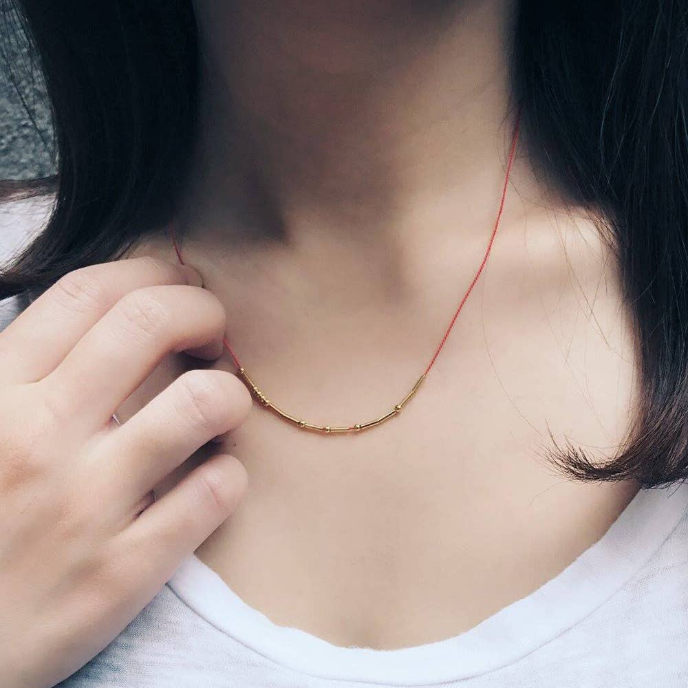 REMOVED BRAND - Wholesale Link & Chain Necklace - "Grace" Morse Code Jewelry9