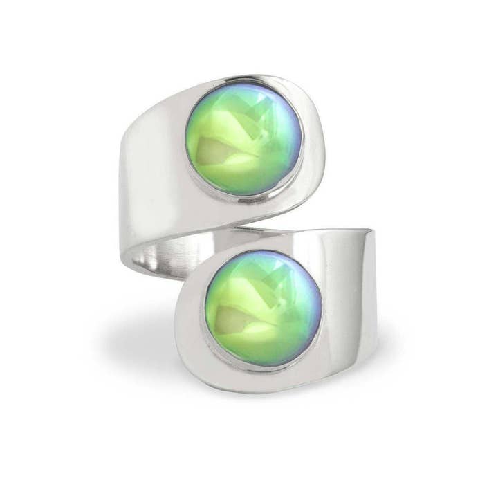 LeightWorks - Vendita all'ingrosso Anelli cocktail/statement - Anello Doppio Cerchio6