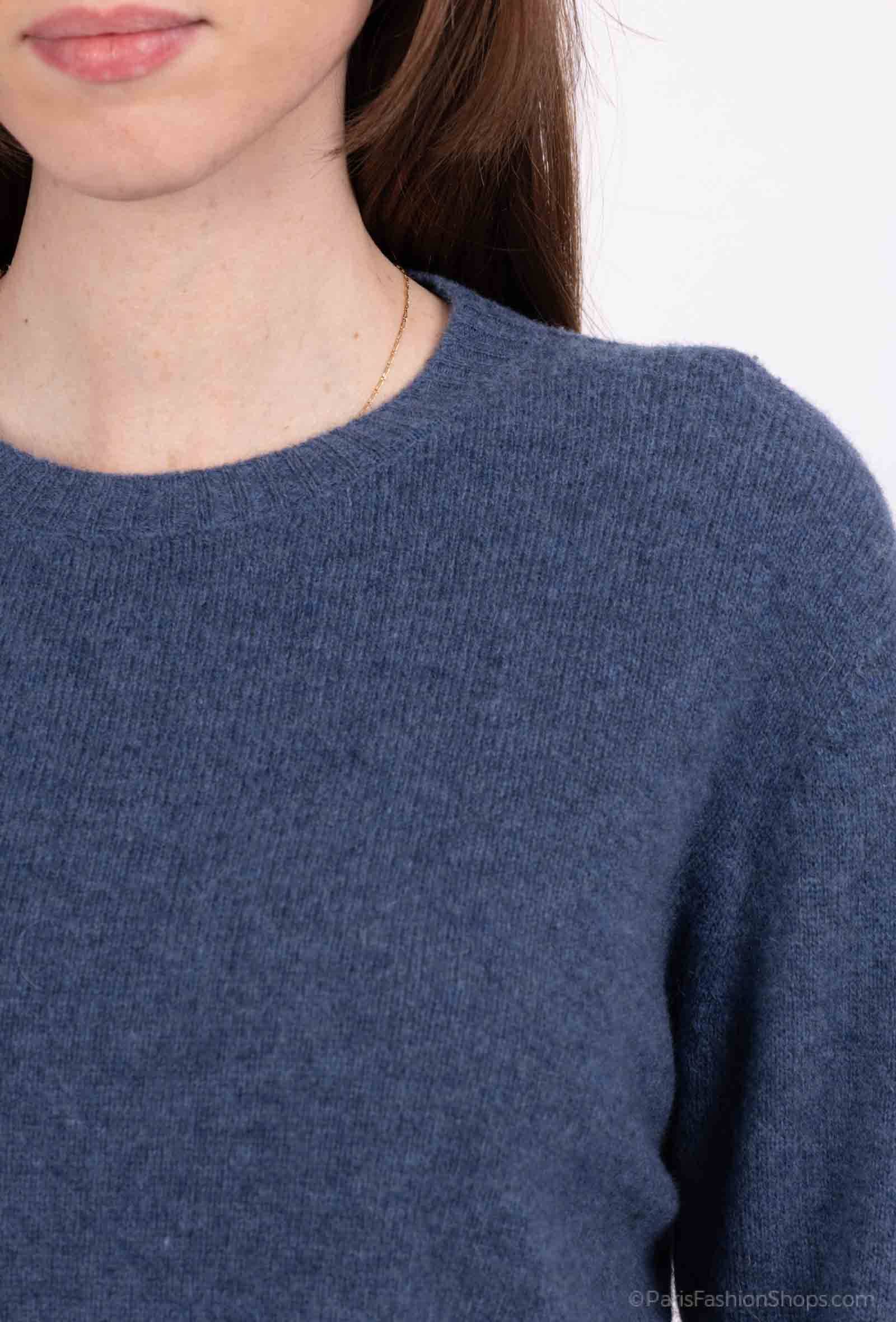SOGGO - Wholesale Knit Sweater - Women's - 7907 - Fine wool sweater with long sleeves4