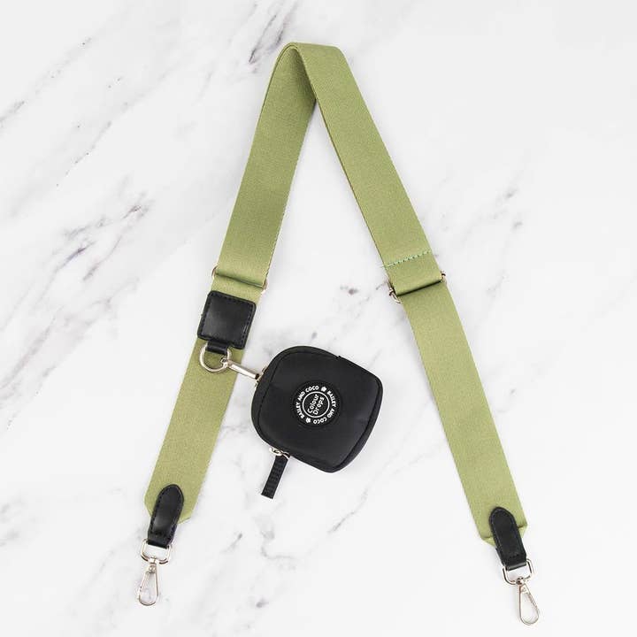 Khaki Strap for Dog Walking Bag for wholesale by Bailey and Coco