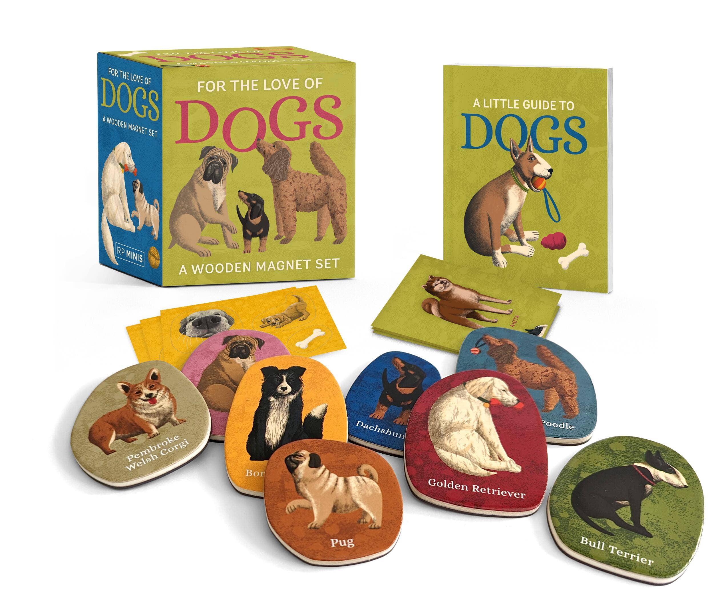 Hachette Book Group - Wholesale Gag Gift/Novelty Gift - For The Love Of Dogs: A Wooden Magnet Set0
