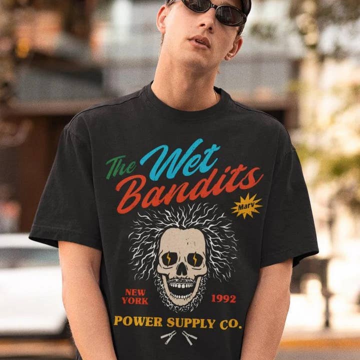 Wet Bandits Power Suppy Co. Shirt-Home Alone Shirt,Home Alon for wholesale by OneStopSapphireShop