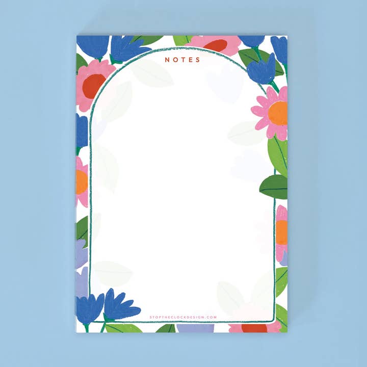 Nota01 - Borda Floral por atacado de Stop the Clock Design