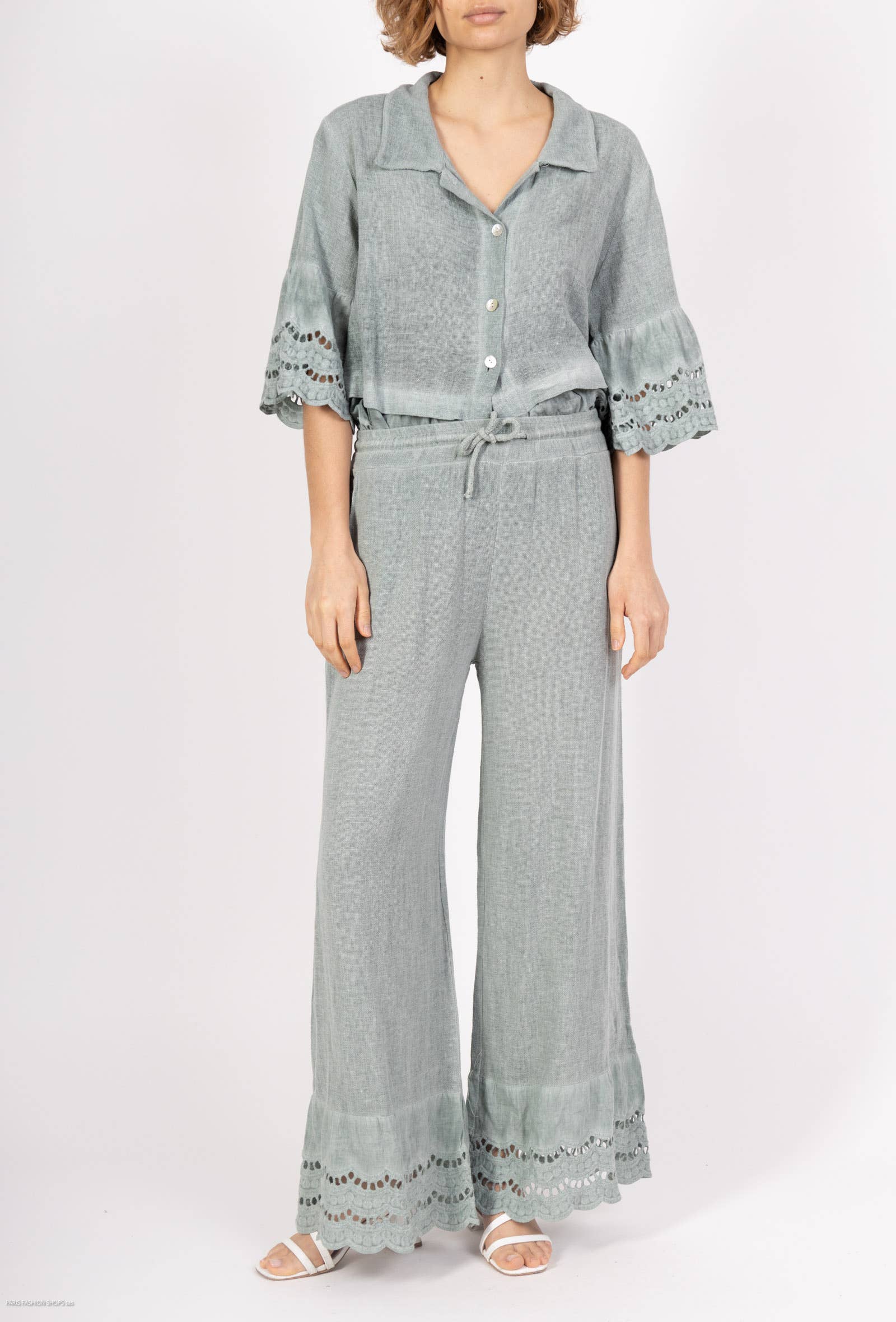 Shyloh - Wholesale Pants - Women's - Embroidered pants 206031