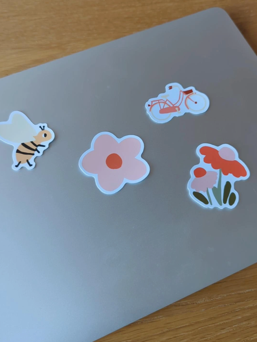 LE PAPIER GRAPHIQUE - Wholesale Sticker - Duo Fleuri (Flowery Duo) - Stickers5