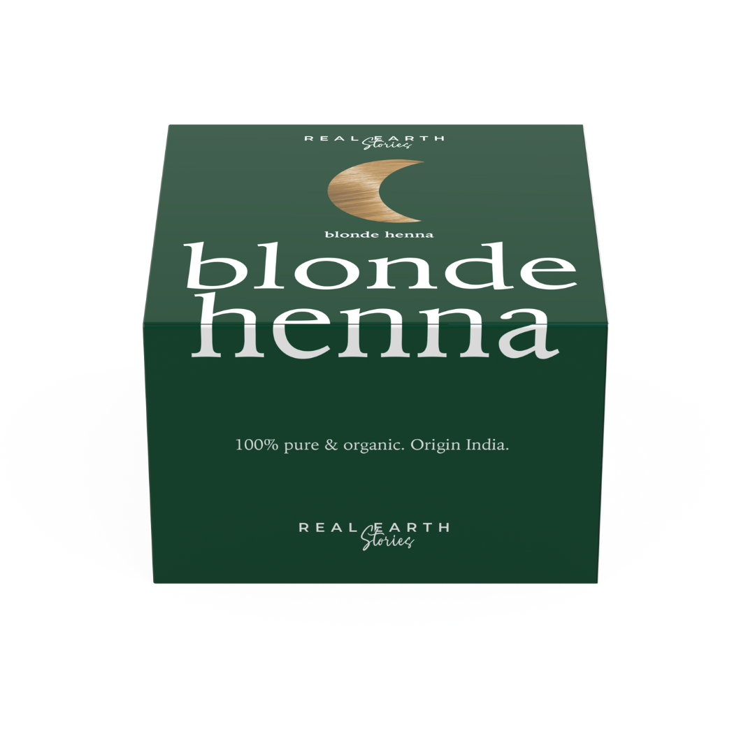 REAL EARTH STORIES - Wholesale Hair Dye - Blonde Henna 250g 2