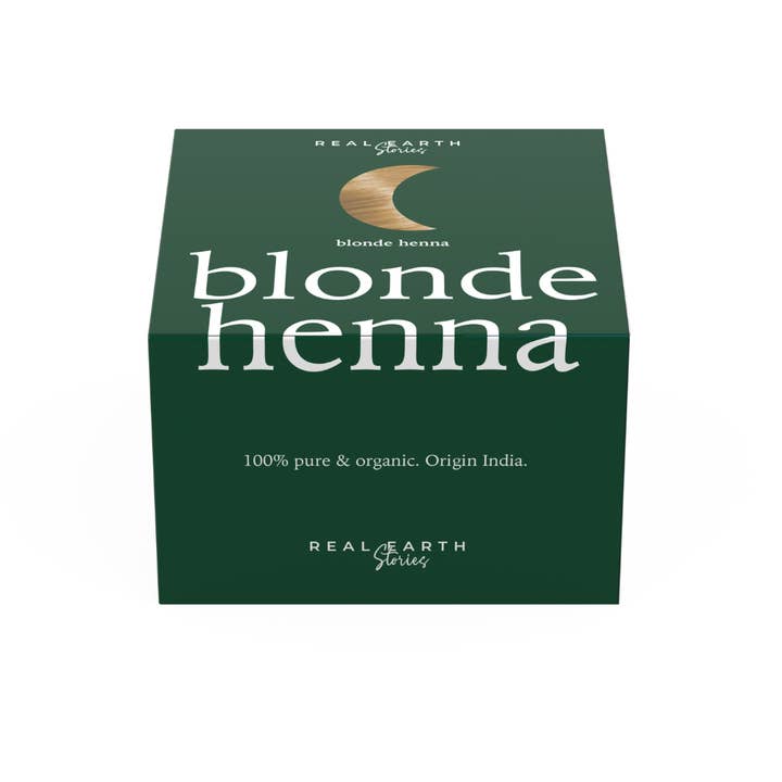 REAL EARTH STORIES - Wholesale Hair Dye - Blonde Henna 250g 2