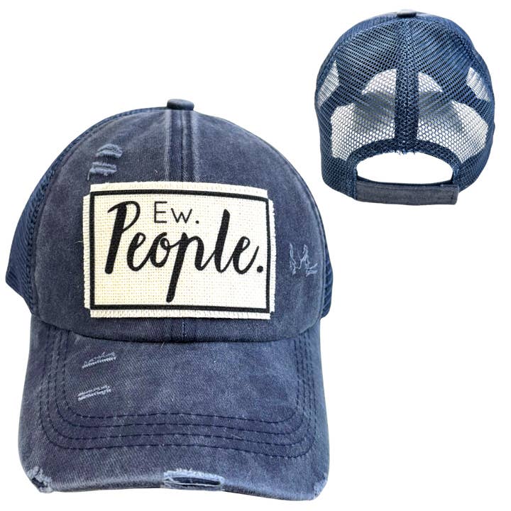 dkhandmade - Wholesale Trucker Hat - Unisex - EW PEOPLE BALL CAP | UNISEX HAT | DISTRESSED8