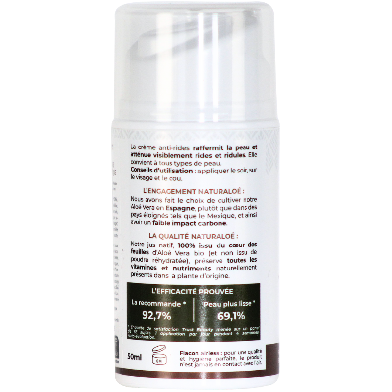 NaturAloe - Wholesale Anti-Aging Moisturizer - Organic anti-wrinkle cream with Aloe Vera - 50ml airless3