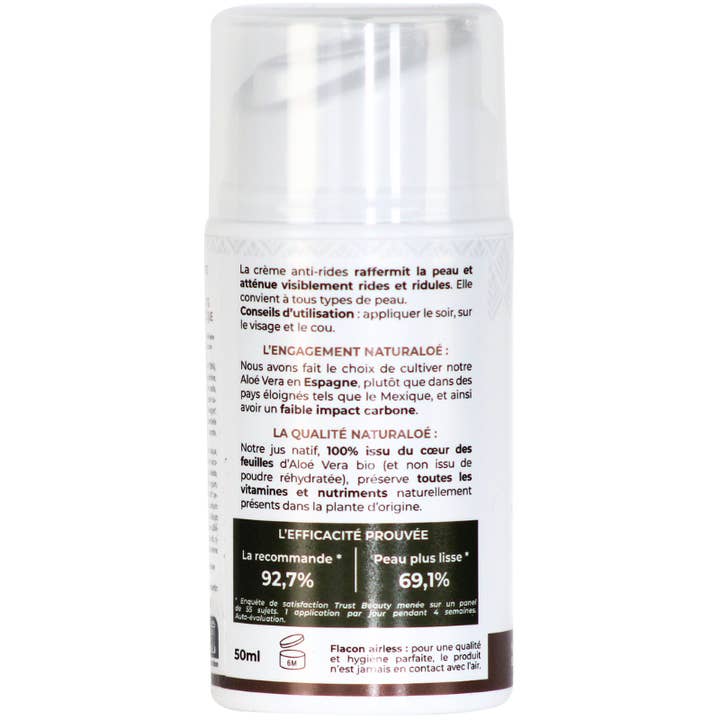 NaturAloe - Wholesale Anti-Aging Moisturizer - Organic anti-wrinkle cream with Aloe Vera - 50ml airless3