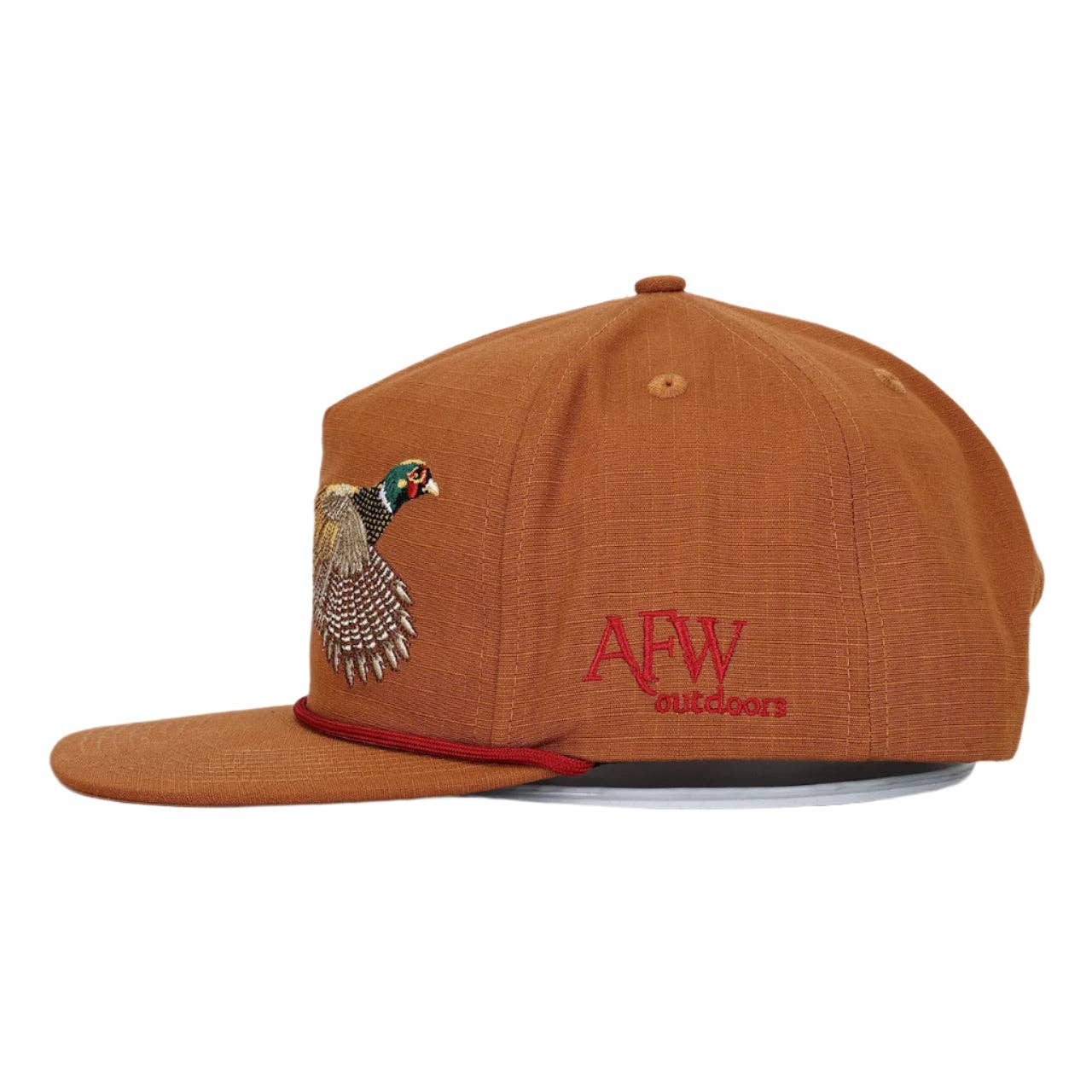 American Flyway Waterfowl - Wholesale Flat Brim Cap - Men's - Flying Pheasant Ripstop Hat2