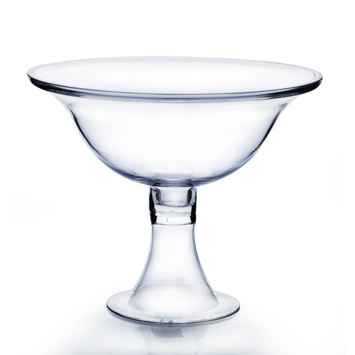 WGV Sculpted Rim Pedestal Bowl Vase - 5.5" x 10"H for wholesale by WGV International