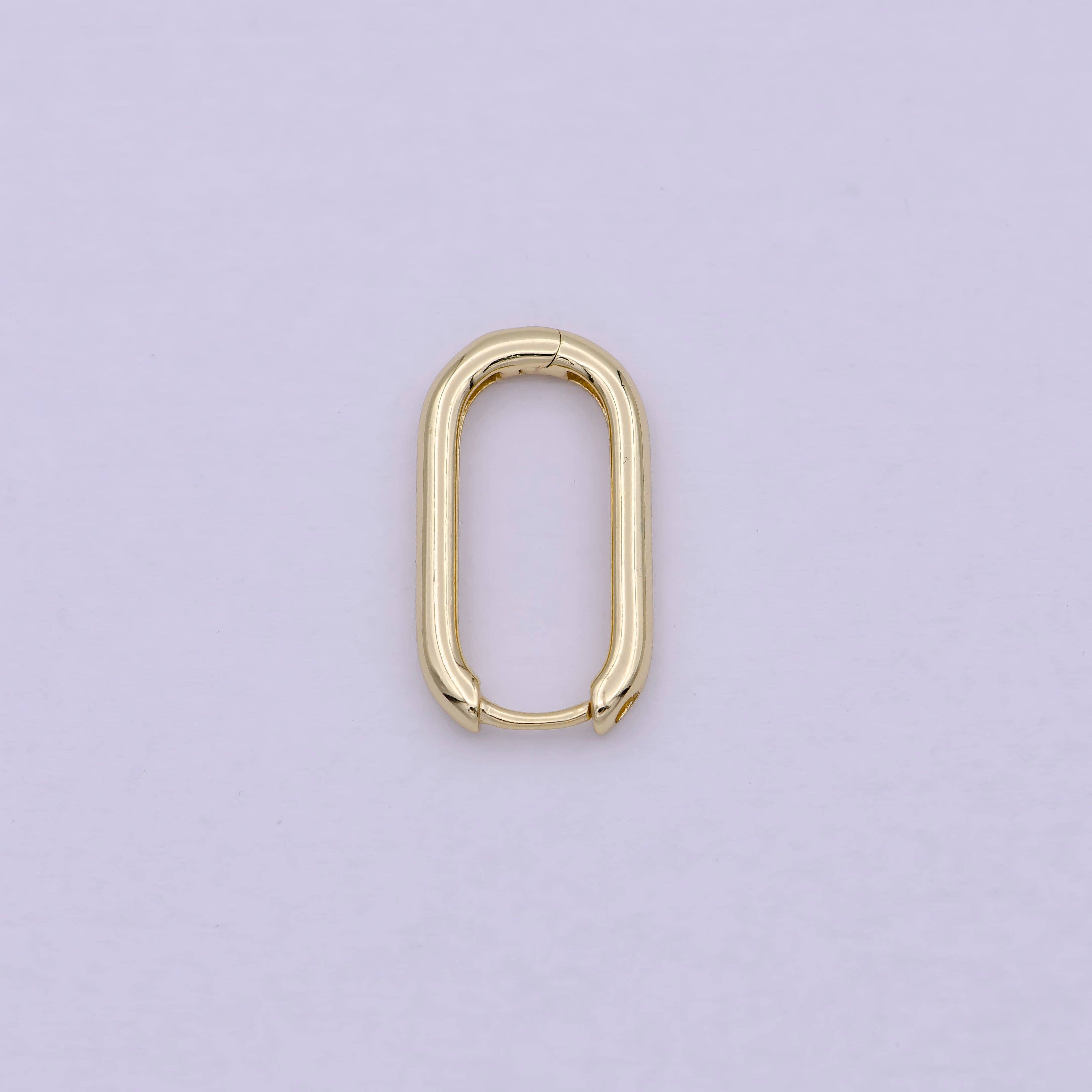 Aim Eternal – wholesale Huggieörhängen – 14 K guld fylld U-formade Hoops Huggie örhängen med spaken Ba1
