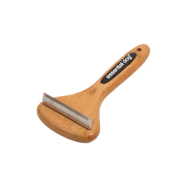 Essential Dog - Wholesale Pet grooming tool – Dog - Natural Bamboo Dog Deshedding Tool: Cats & Dogs