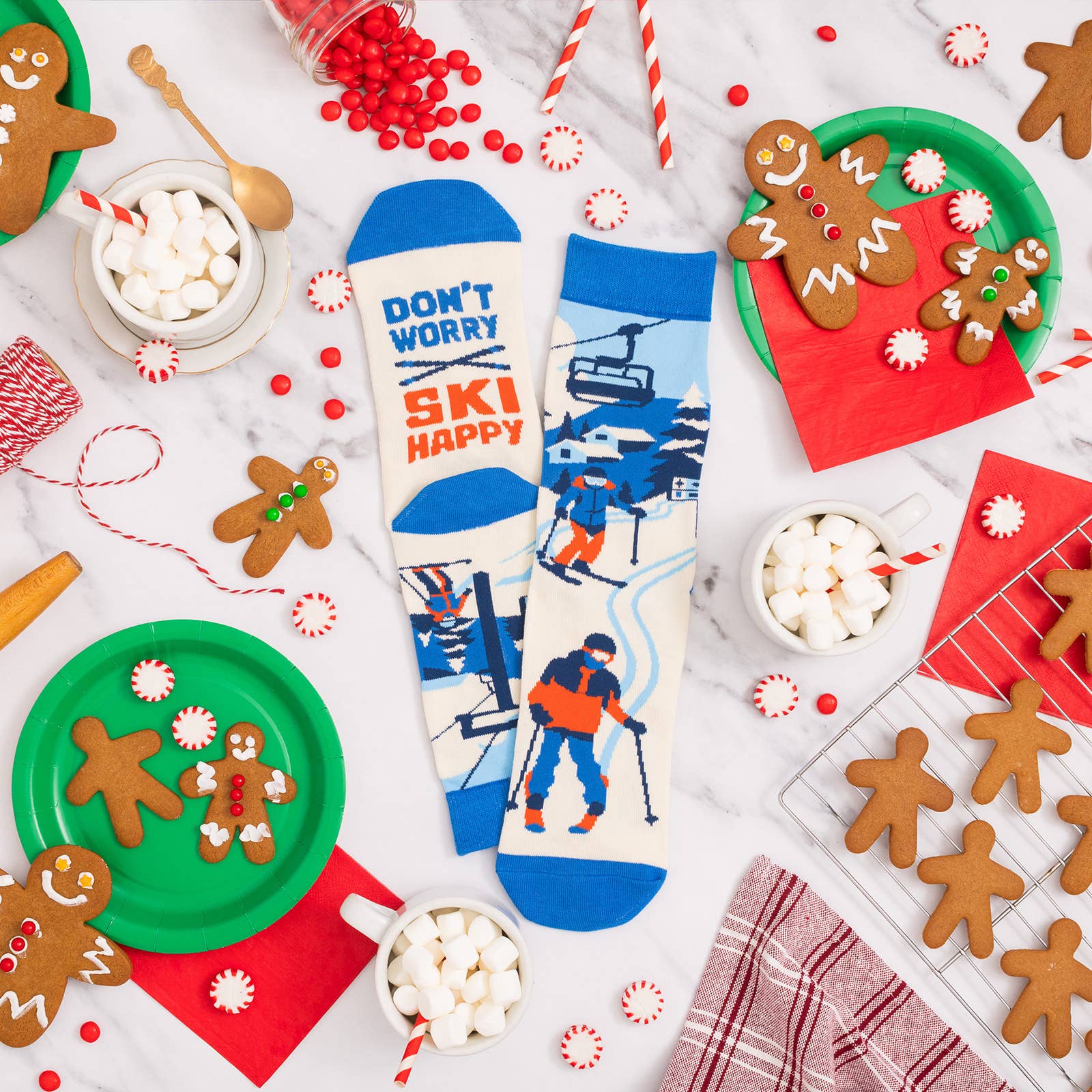 Lavley - Wholesale Socks - Unisex - Don't Worry Ski Happy Socks8